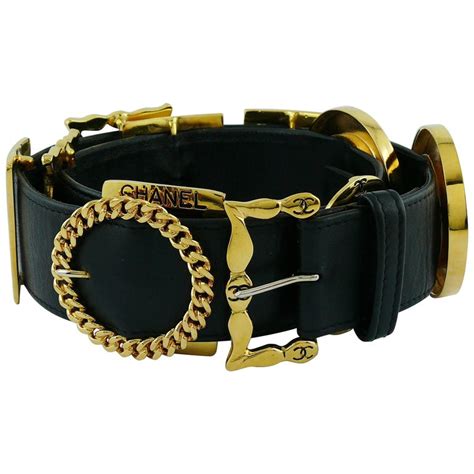 chanel buckle belt|vintage chanel belt.